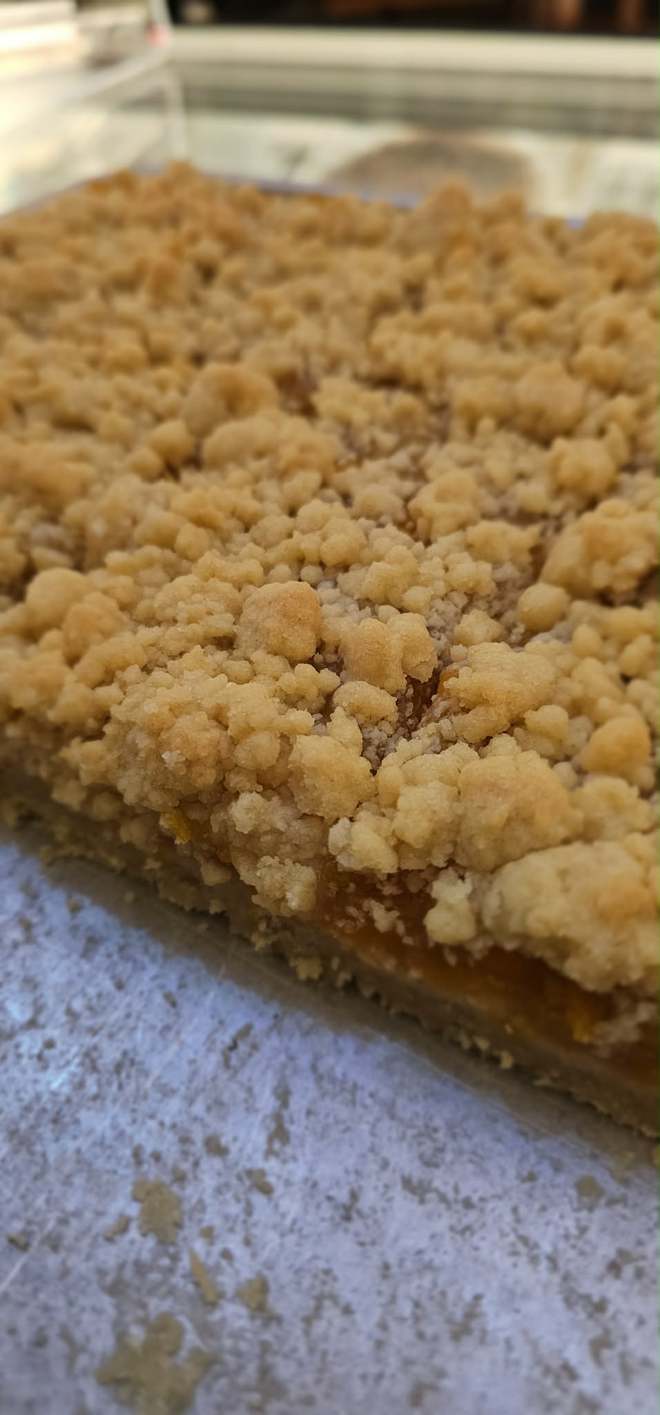 Peach Crumb Bar